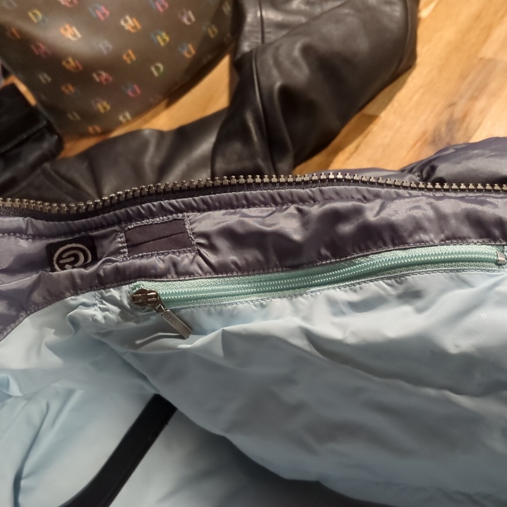 The North Face 600 Down Puffer jacket/coat women's size small color silver - Picture 13 of 16
